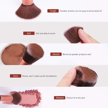 Load image into Gallery viewer, Syntus Makeup Brush Set, 16 Makeup Brushes & 4 Blender Sponge & 1 Brush Cleaner Premium Synthetic Foundation Powder Kabuki Blush Concealer Eye Shadow Makeup Brush Kit, Black Golden
