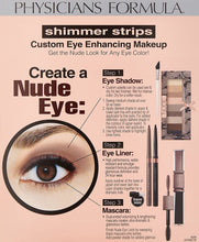 Load image into Gallery viewer, Physicians Formula Shimmer Strips Custom Eye Enhancing Kit with Eyeshadow, Eyeliner &amp; Mascara, Nude
